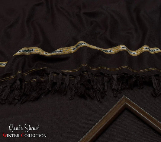 Men's Winter Wool shawl-Mahroon