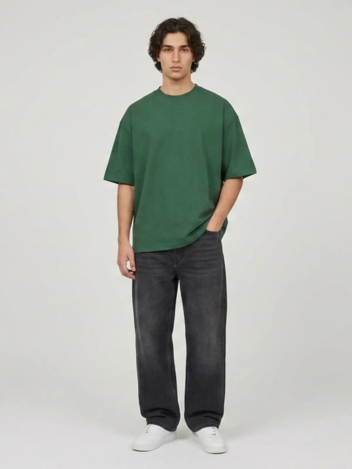 Premium Pure Cotton Drop-Shoulder T-Shirt - Swanah.Store
