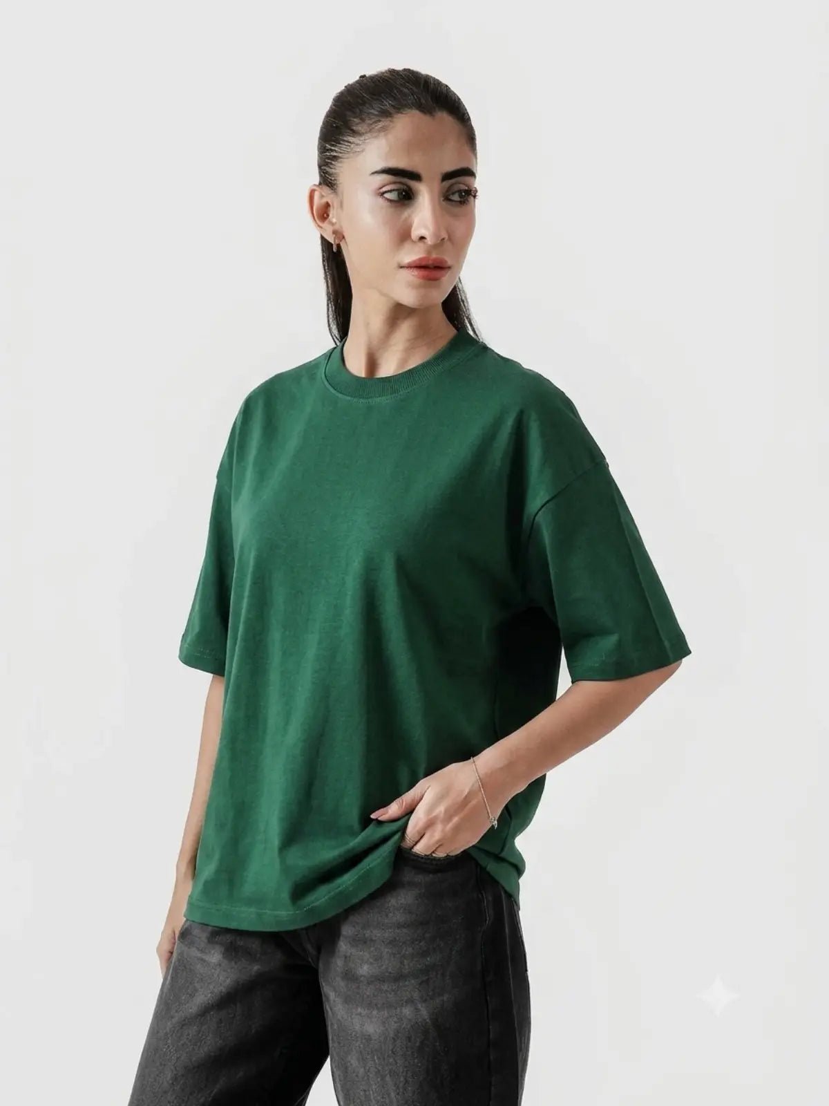Premium Pure Cotton Drop-Shoulder T-Shirt - Swanah.Store