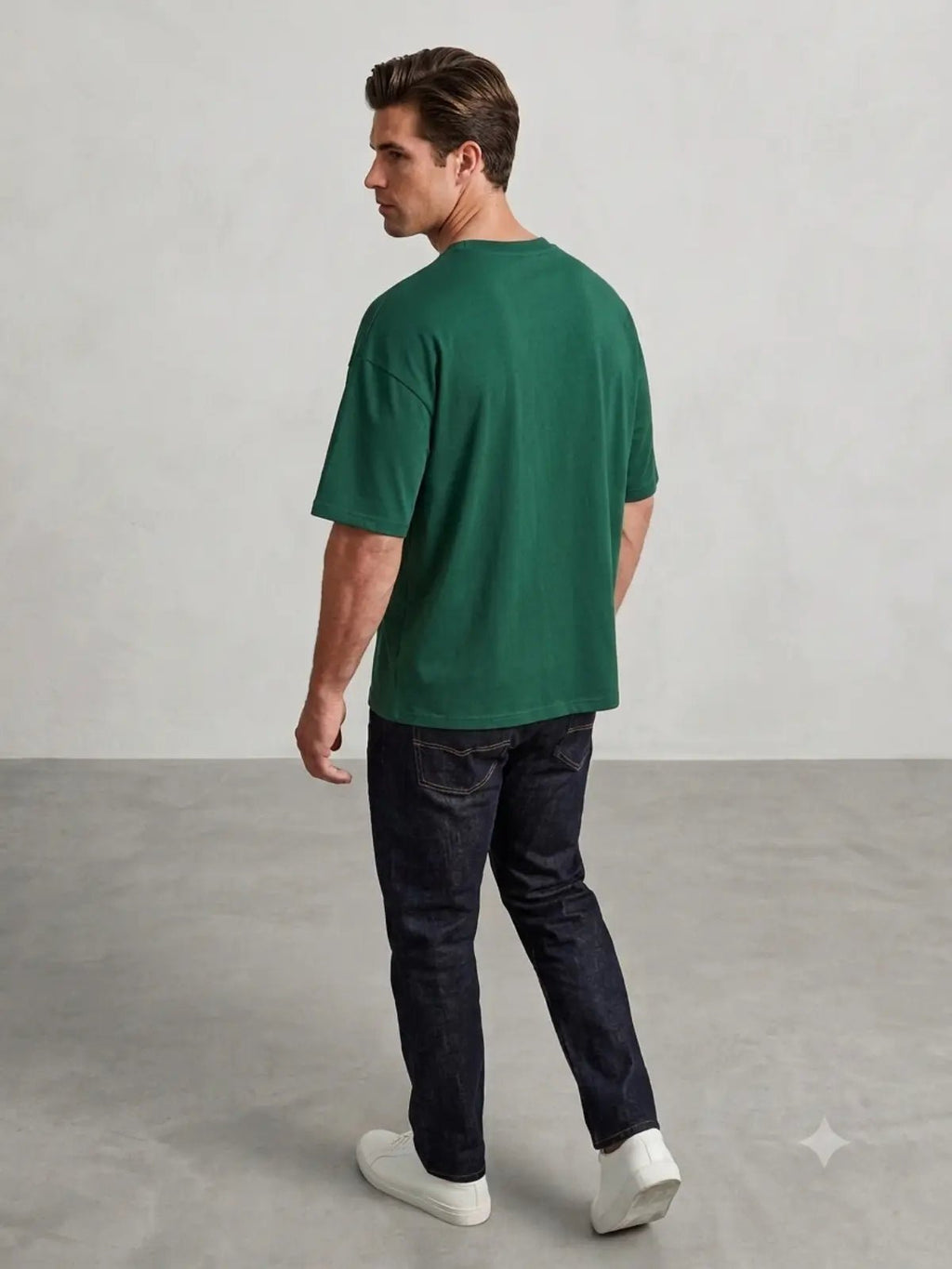 Premium Pure Cotton Drop-Shoulder T-Shirt - Swanah.Store