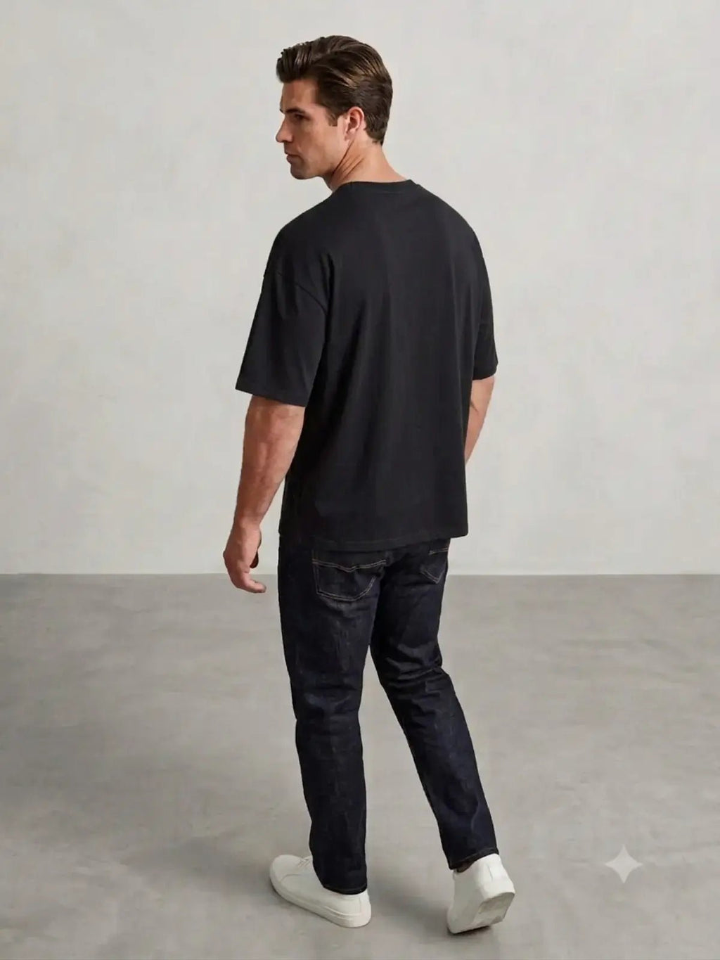 Premium Pure Cotton Drop-Shoulder T-Shirt - Swanah.Store