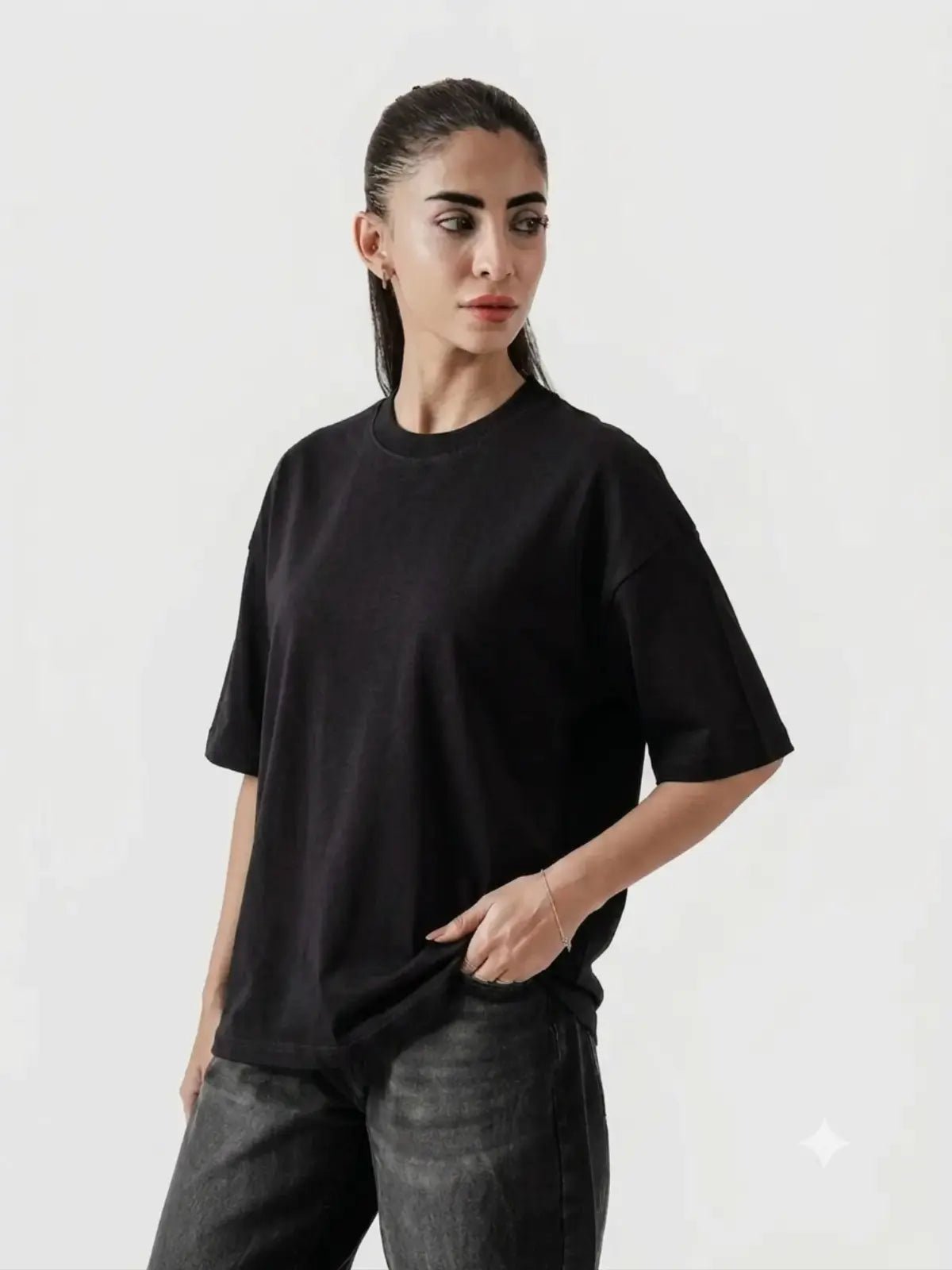 Premium Pure Cotton Drop-Shoulder T-Shirt - Swanah.Store