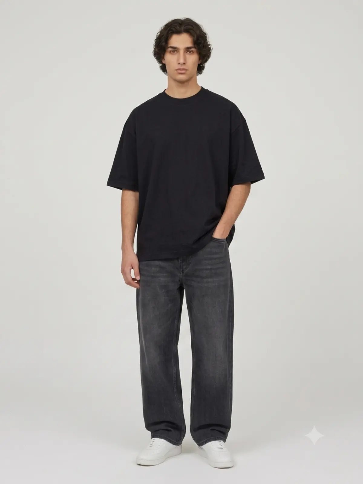 Premium Pure Cotton Drop-Shoulder T-Shirt - Swanah.Store