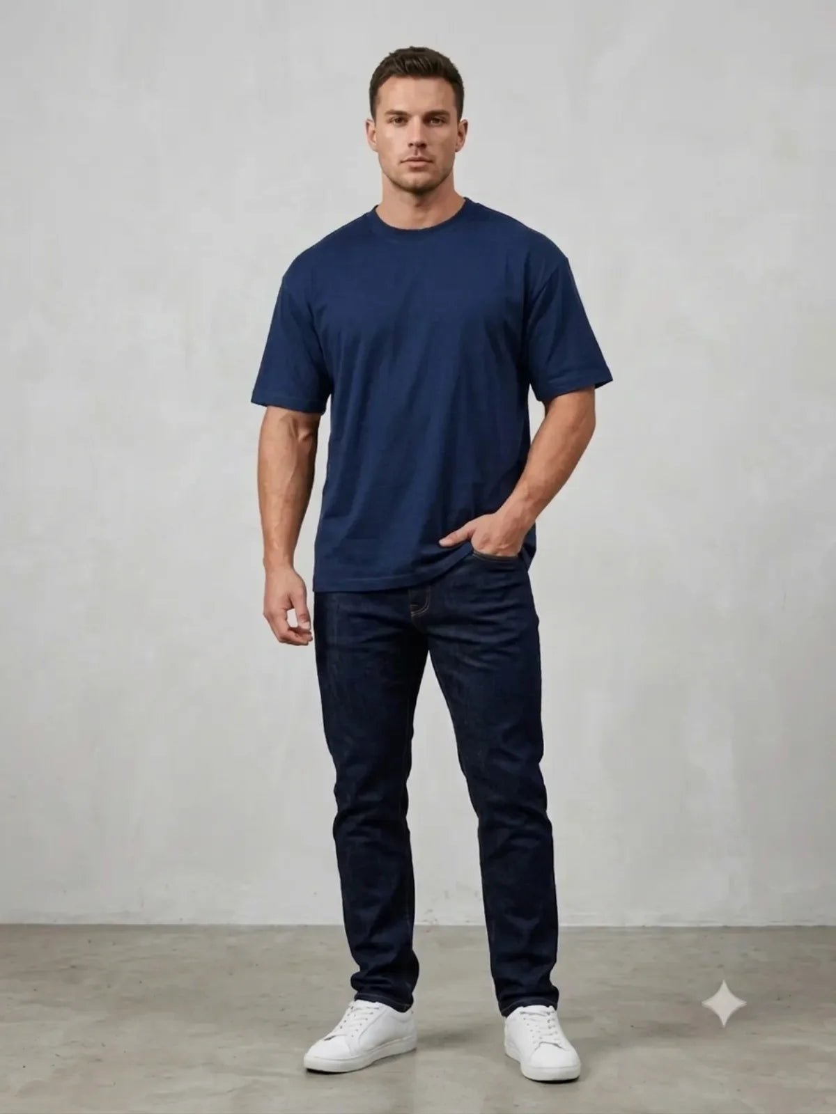 Premium Pure Cotton Drop-Shoulder T-Shirt - Swanah.Store