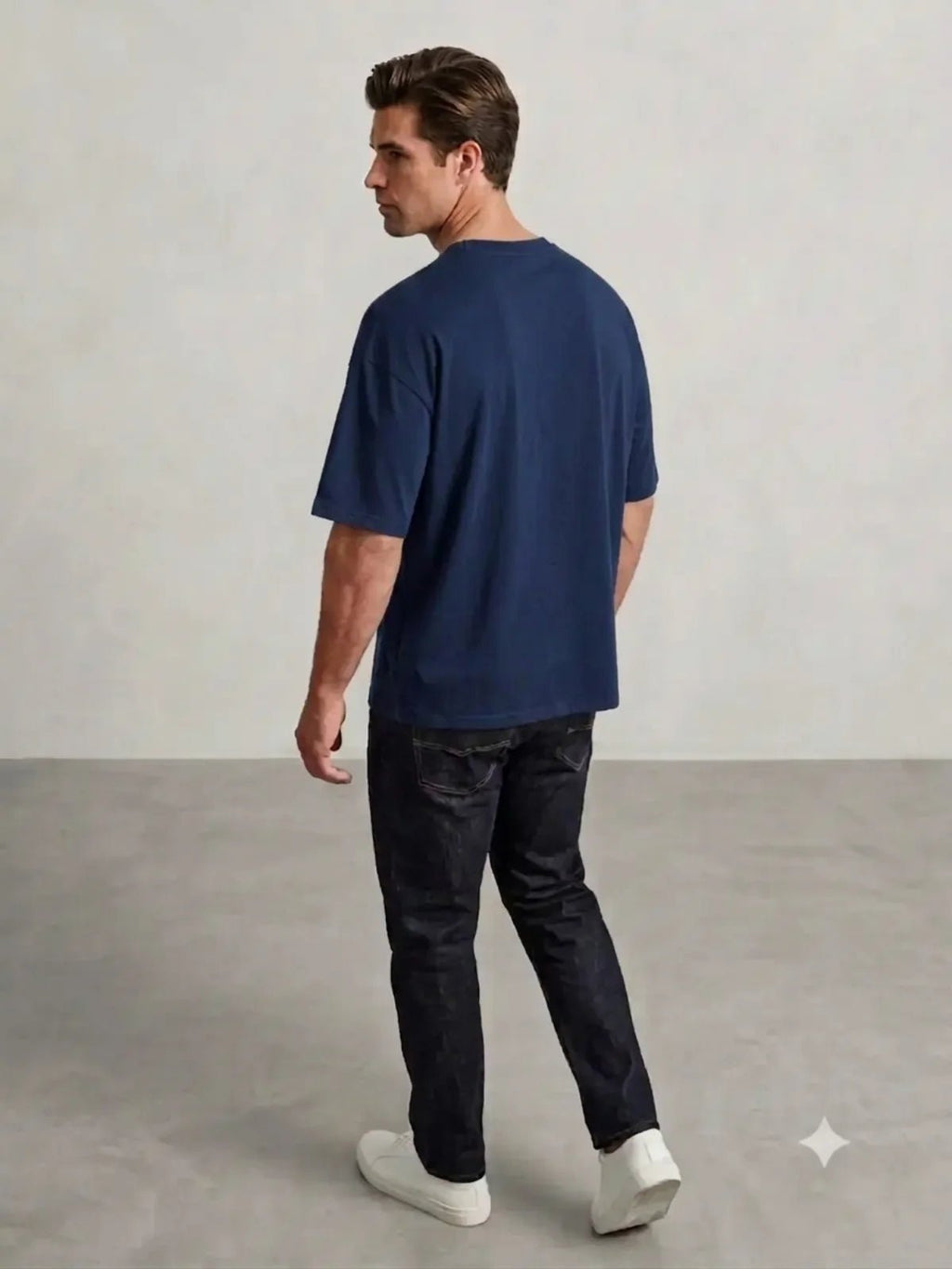 Premium Pure Cotton Drop-Shoulder T-Shirt - Swanah.Store
