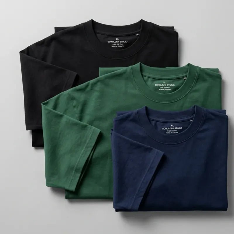 3 Premium Oversized Drop Shoulder T-Shirts - Swanah.Store