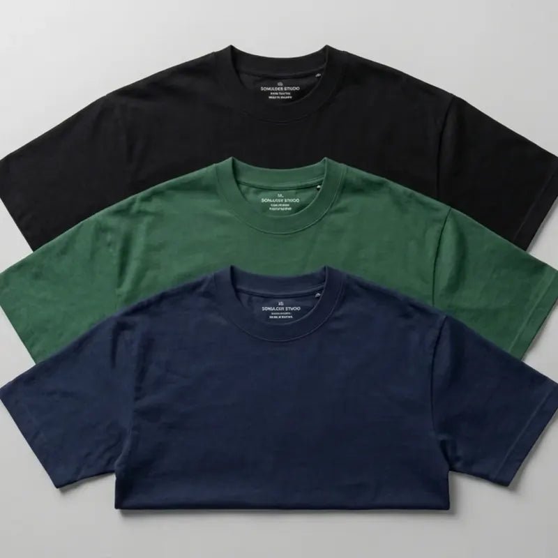 3 Premium Oversized Drop Shoulder T-Shirts - Swanah.Store