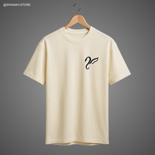 Oversized T-Shirt – Off-White | Casual Streetwear Tee